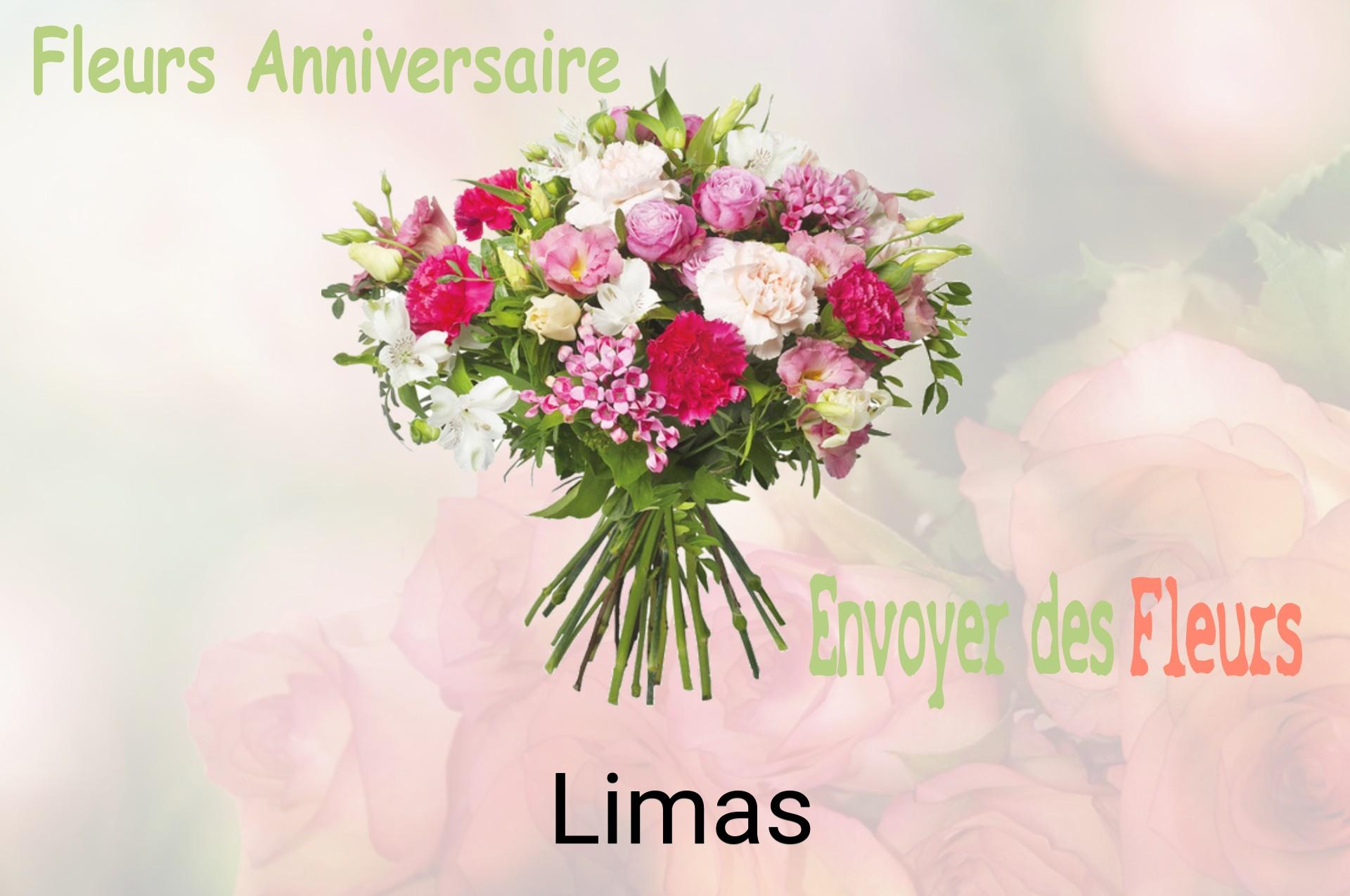 Bouquet de fleurs d’anniversaire livré à Limas