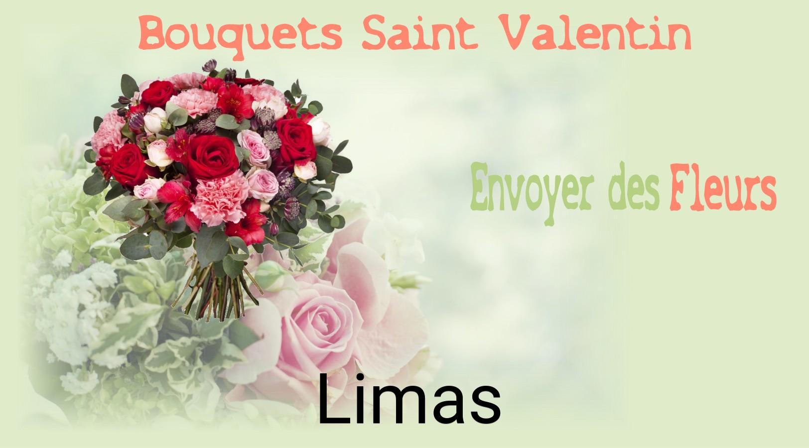Roses de Saint-Valentin livrées à Limas
